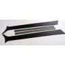 BLACK A POST TRIM MGB  MGC