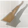 C Post trim  MGB  MGC Grey (pair)