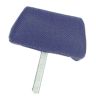 NAVY LEATHER PLAIN HEADREST