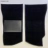 MGB LHD Front carpets black (Pair) 67> 4 Syc