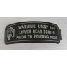 RV8 HOOD REAR WINDOW INSTRUCTION