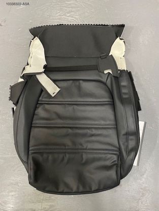 Driver Seat lower cover - Black Leather Style MG GS