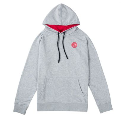 Hoodie Grey/fushia SMALL MG Branded