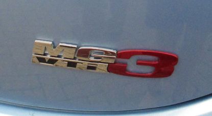 MG3 VTI rear emblem