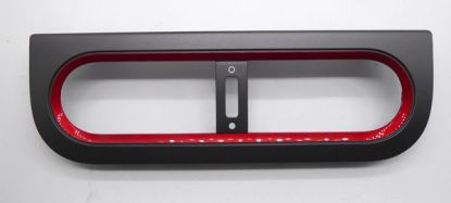 MG3 Centre vent curround Metallic Grey & Red