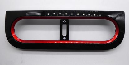 MG3 Centre vent surround - Piano Black & Red