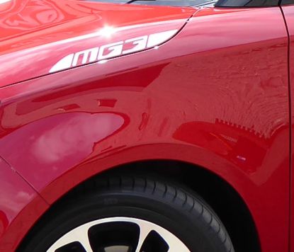 MG3 Decal Trophy White LH Bonnet