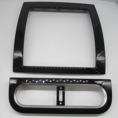 Interior Styling Kit - Piano black & Silver centre vent