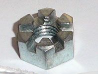 SLOTTED NUT 5/16 INCH BSF