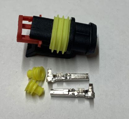 Cable end fitting 2 wire type Male