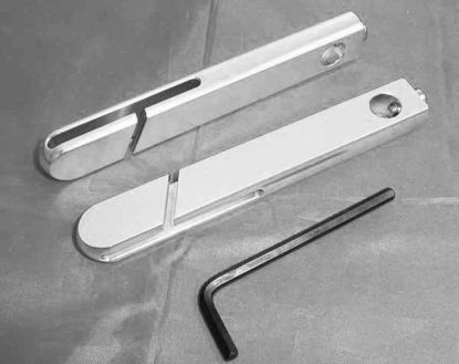 Seat belt smart silver anodised - KIT