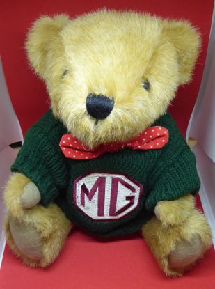 Buster Teddy Bear with Green Jumper