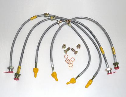 ZR 160 Brake pipe kit 4 pipes