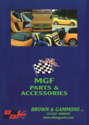 MGF CATALOGUE B & G **UK delivery**