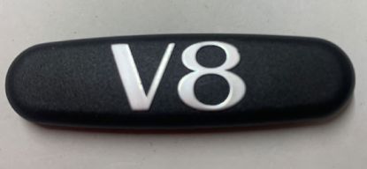 BADGE V8 SATIN SILVER FACIA ROVER 75 V8 ZT 260