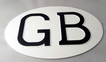GB plate alloy white black