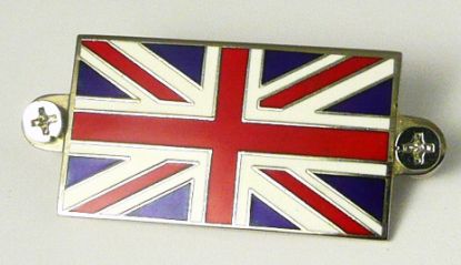 Union jack badge Enamel (Bolt on)