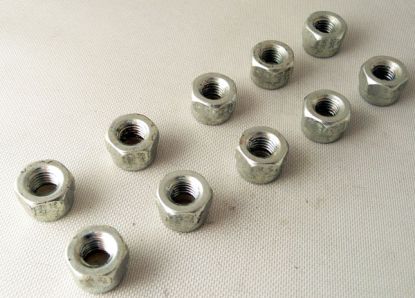 NYLOC NUT 1/4 INCH UNF PACK 10)
