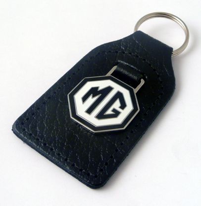 BLACK KEY FOB WITH MG BLK/WHIT