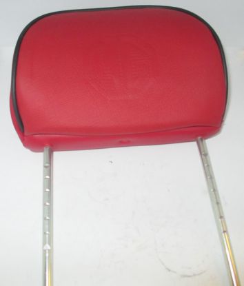 LEATHER H/REST MG LOG RED MGF