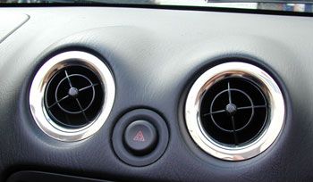 MX5 VENT TRIM SET OF 4 S/STEEL