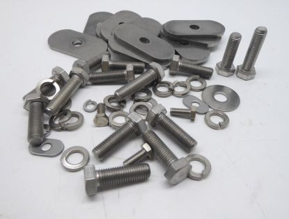 MGA front wing stainless steel kit (per wing)