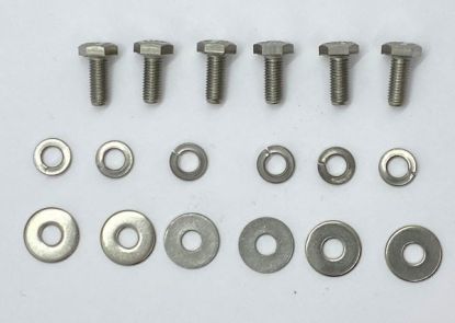 MGA stainless steel front wing splash panel  fitting kit