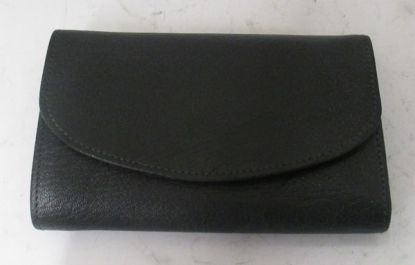 PURSE - BLACK - LEATHER