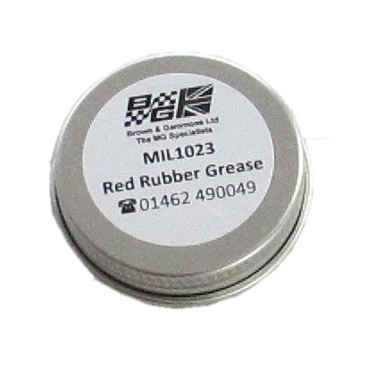 Red Rubber Grease in 15 gram Tin