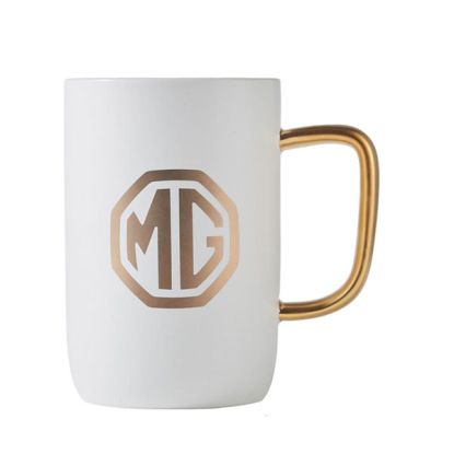 MG Branded Coffee Mug - White with gold colour