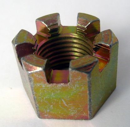 FULL NUT SLOTTED 1/2 INCH UNF