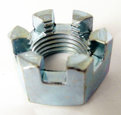 HALF NUT SLOTTED 1/2 INCH UNF 