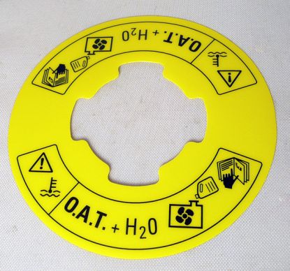 COOLANT WARNING LABEL