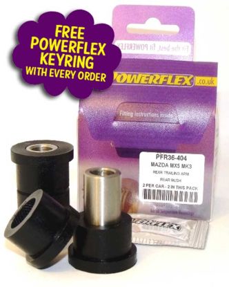 Rear Trailing Arm rear Bush. Mazda MX5 MK3. 2 in Pack