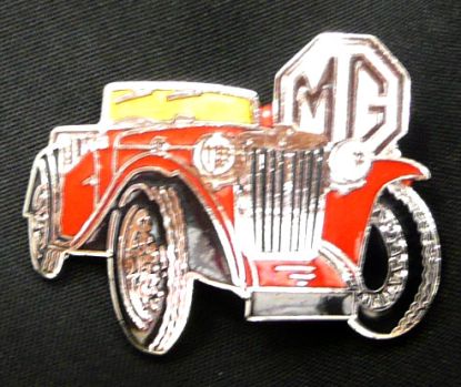 PIN BADGE MG TC RED
