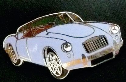PIN BADGE MGA LIGHT BLUE