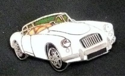 PIN BADGE MGA WHITE