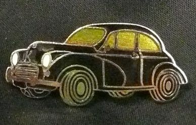 PIN BADGE MINOR SALOON BLACK