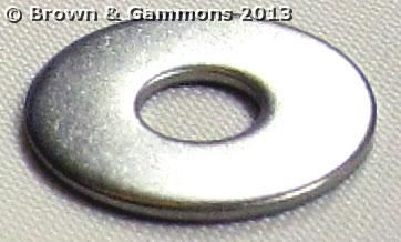 WASHER S/STEEL PLAIN 5/16 INCH x 1 INCH OD
