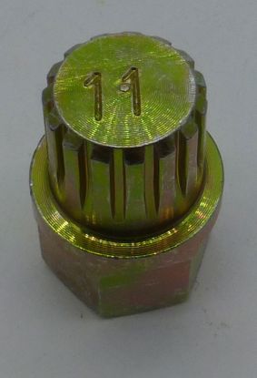 15 spline Locking wheel nut key 75/ZT 11