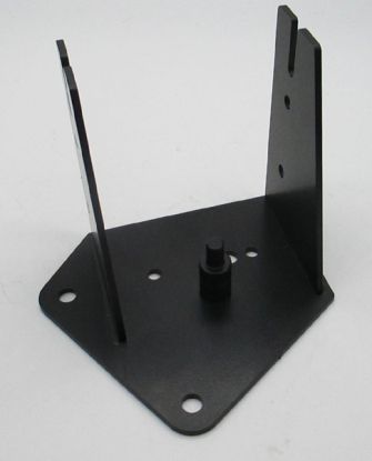 ABS mount bracket Stainless steel finished in Black