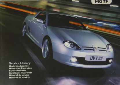Owners Handbook MG TF 05 onwards