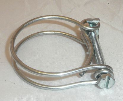 Twin wire hose clip 1 1/8 inch - 1 3/8 inch