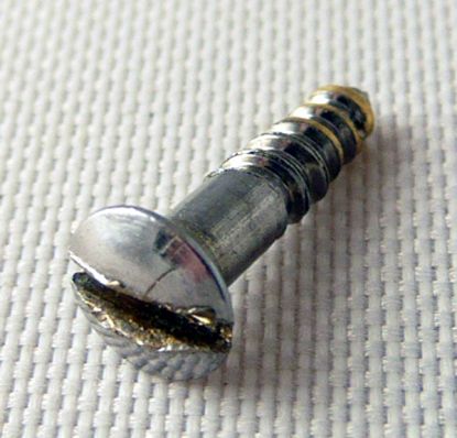 CHR WOOD SCREW No4 x 1/2 INCH SLOTTED