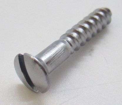 Chrome wood screw 