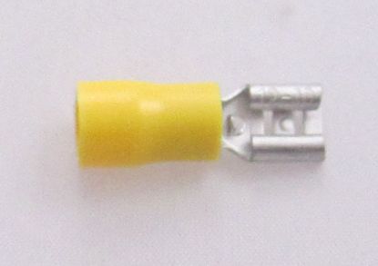 Yellow Female Spade 6.3mm