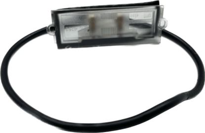 Rear licence plate lamp RH R25 ZR