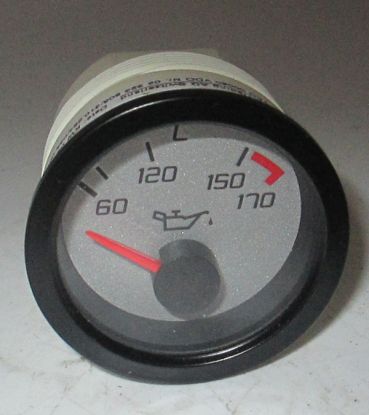 TEMP GAUGE SILVER FACE WITH BULB & HOLDER