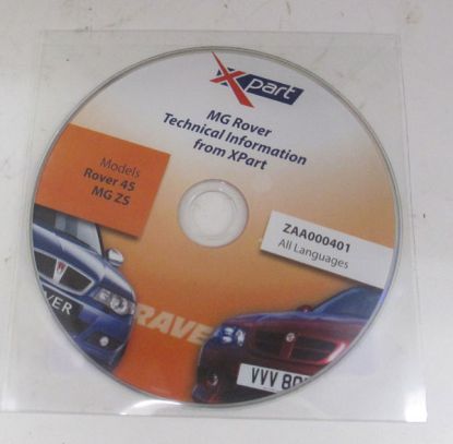 MG Rover Technical info CD R45 ZS Xpart
