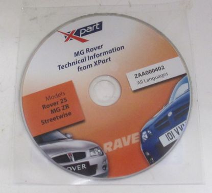MG Rover Technical info CD R25 ZR Streewise Xpart